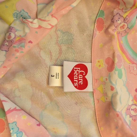 Care Bears Rainbows & Clouds Tie-Front Girls Woven Button-Up - Picture 5 of 7